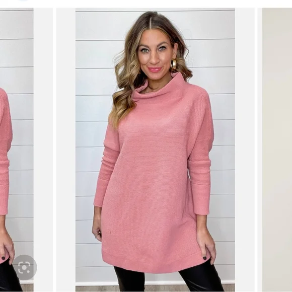 Free People Ottoman Slouchy Tunic Sweater Dress Size S - Picture 4 of 9